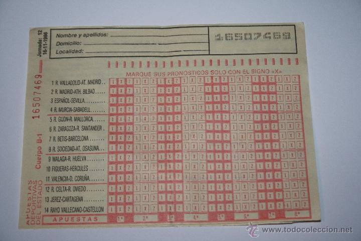 Coleccionismo deportivo: QUINIELA 1986 MUY BUEN ESTADO - Foto 1