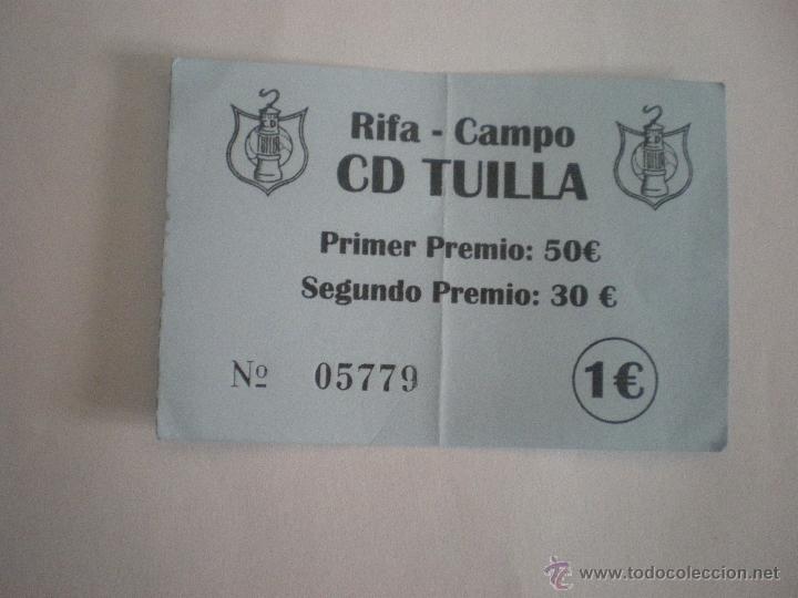 Sammelleidenschaft Sport: C.D. Tuilla - Boleto rifa campo - Federaci&oacute;n Asturiana de F&uacute;tbol