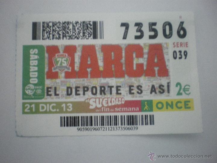 Sammelleidenschaft Sport: Diario deportivo MARCA - 75 Aniversario - Cup&oacute;n ONCE - 21/12/2013