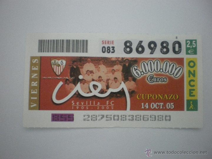 Sammelleidenschaft Sport: Sevilla F.C. - Centenario 1905/2005 - Cup&oacute;n ONCE - 14/10/2005