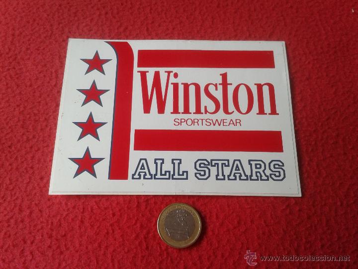 Sports collectibles: PEGATINA ADHESIVO TABACO TABACOS CIGARRILLOS WINSTON SPORTSWEAR ALL STARS DEPORTES