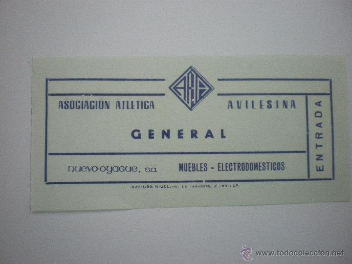 Sports collectibles: Antigua entrada Asociaci&oacute;n Atl&eacute;tica Avilesina