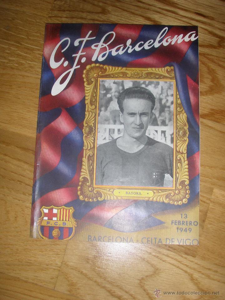 Sports collectibles: Programa oficial FC Barcelona Contra Real Madrid 1948/9