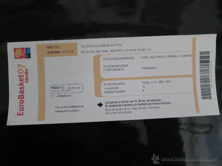 Coleccionismo deportivo: EuroBasket07 - Foto 1