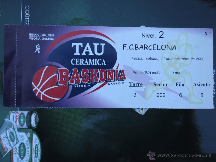 Collectionnisme sportif: Tau Ceramica Baskonia vs FC Barcelona