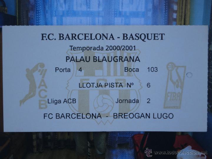 Collectionnisme sportif: LIGA ACB. Temporada 2000/2001