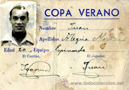 Sammelleidenschaft Sport: MURCIA, COPA FUENSANTA , COPA VERANO CARNET ESPINARDO A&Ntilde;OS CUARENTA