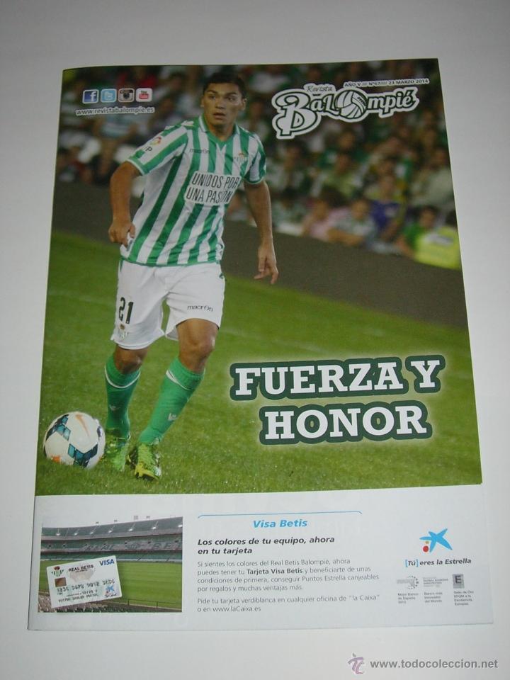 Sammelleidenschaft Sport: Programa f&uacute;tbol (Revista Balompi&eacute; N&ordm; 67, 23-03-2014) Betis - Atl&eacute;tico de Madrid