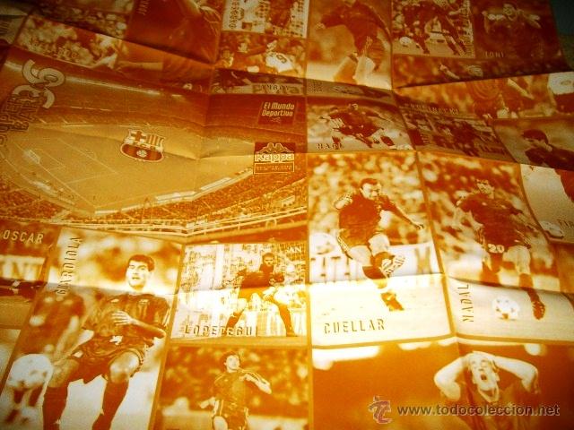 Coleccionismo deportivo: SUPER BAR&Ccedil;A 96 - EL POSTER BASE PARA MONTAJE DEL * SUPER PUZZLE * - Foto 2