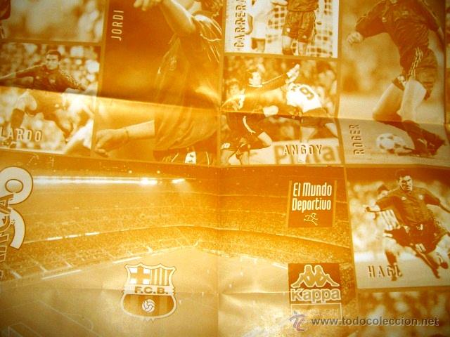 Coleccionismo deportivo: SUPER BAR&Ccedil;A 96 - EL POSTER BASE PARA MONTAJE DEL * SUPER PUZZLE * - Foto 3