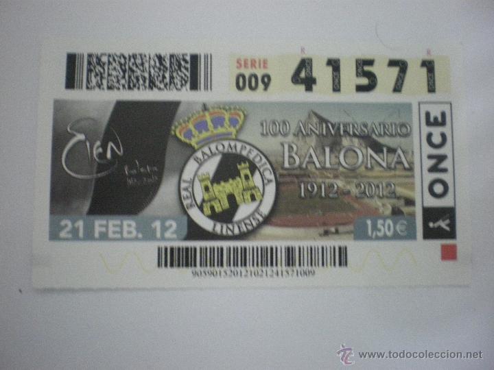 Sammelleidenschaft Sport: Real Balomp&eacute;dica Linense - Centenario 1912/2012 - Cup&oacute;n ONCE - 21/02/2012