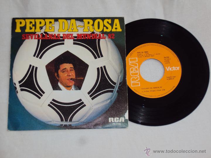 Coleccionismo deportivo: Aupa ESPA&Ntilde;A 82 !!! LOTE 5 VINILOS. - Foto 3
