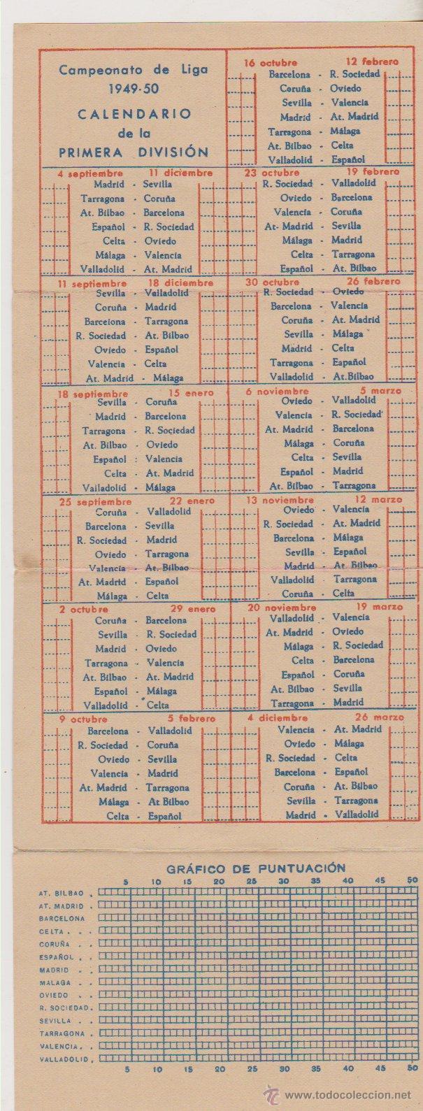 Collectionnisme sportif: FOLLETO PUBLICITARI MARTINI CON LA LIGA 149-50