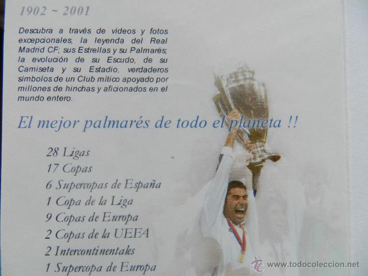 Coleccionismo deportivo: REAL MADRID - MULTIMEDIA CD ACTION PACK 1902 - 2003 - 2 CDS PRODUCTO OFICIAL - MINI CDROM - Foto 4