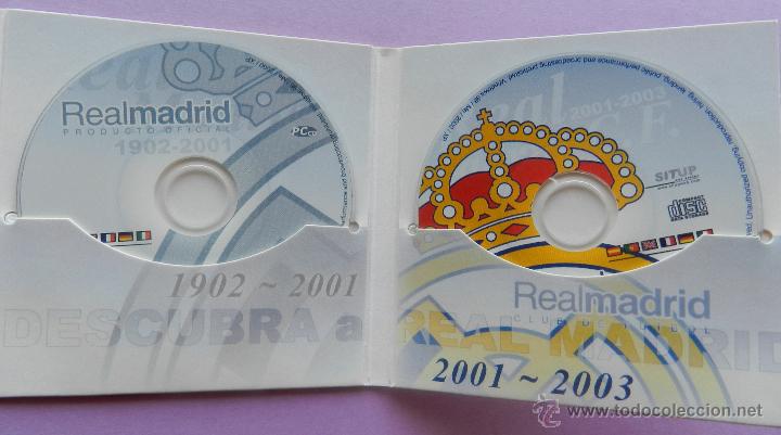 Coleccionismo deportivo: REAL MADRID - MULTIMEDIA CD ACTION PACK 1902 - 2003 - 2 CDS PRODUCTO OFICIAL - MINI CDROM - Foto 5