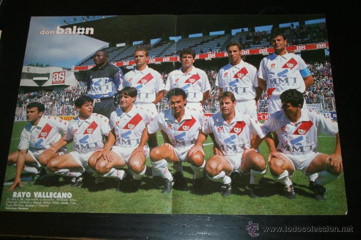 Coleccionismo deportivo: POSTER DON BAL&Oacute;N RAYO TEMPORADA 92-93 - Foto 1