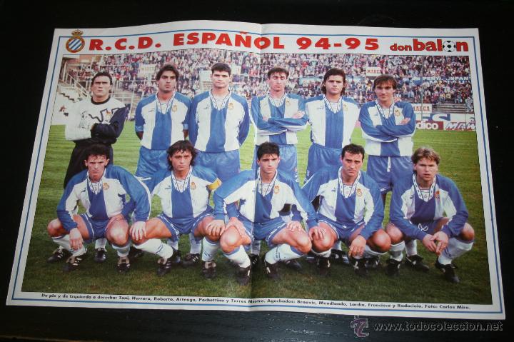 Coleccionismo deportivo: POSTER DON BAL&Oacute;N ESPA&Ntilde;OL TEMPORADA 94-95 - Foto 1
