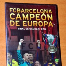 Coleccionismo deportivo: FC BARCELONA CAMPEÓN DE EUROPA - FINAL DE WEMBLEY 2011 Y EXTRAS - DVD NUEVO Y TODAVÍA PRECINTADO