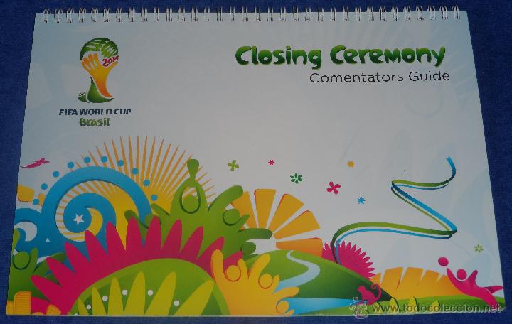 Coleccionismo deportivo: Programa Ceremonia de Clausura - Copa del Mundo Brasil 2014 - FIFA