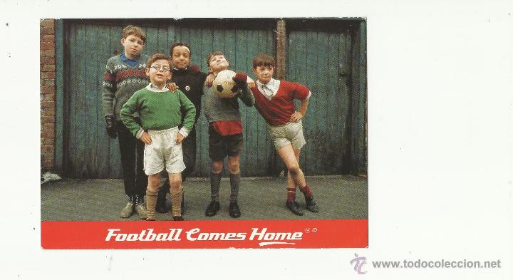 Coleccionismo deportivo: Postal publicitaria euro 96 england