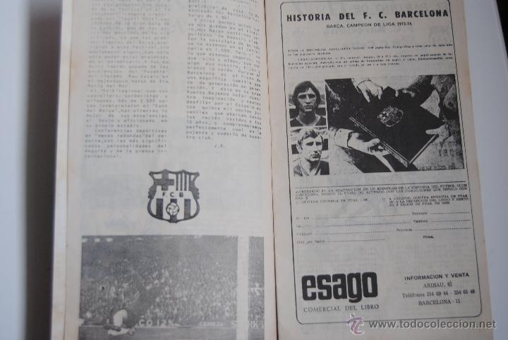 Coleccionismo deportivo: PROGRAMA OFICIAL F.C.BARCELONA  1-DICIEMBRE 1974 - Foto 2