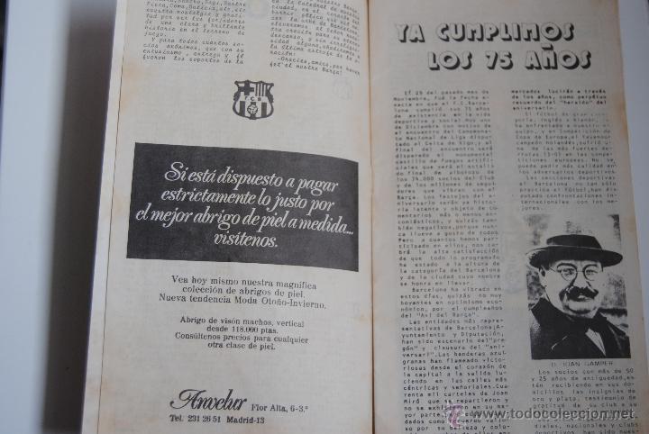 Coleccionismo deportivo: PROGRAMA OFICIAL F.C.BARCELONA  1-DICIEMBRE 1974 - Foto 3