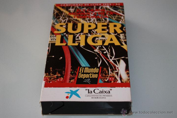 Sports collectibles: Video VHS Bar&ccedil;a FC Barcelona - Super Lliga 1993-1994 - El Mundo Deportivo