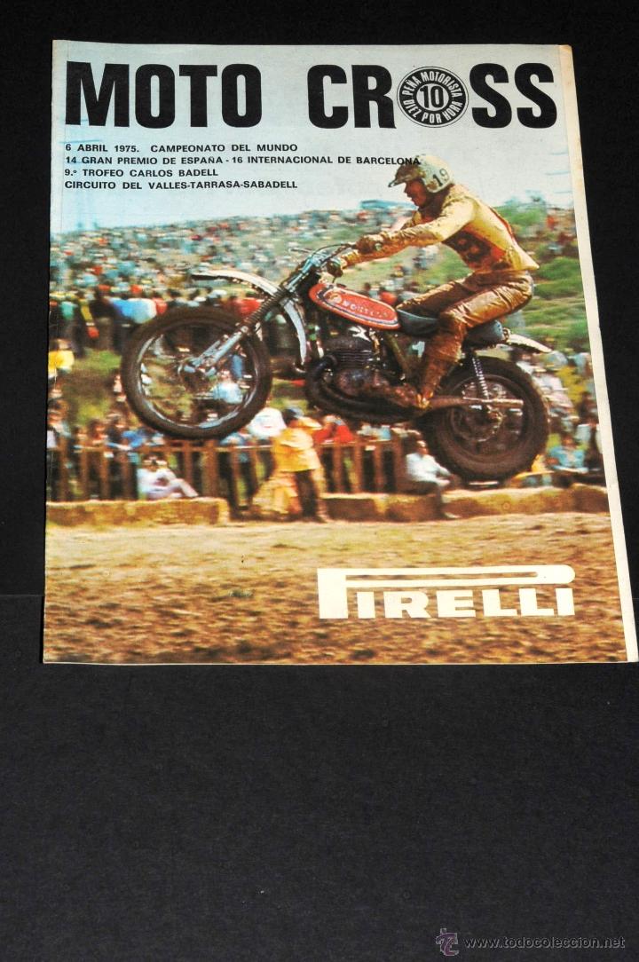 Coleccionismo deportivo: FOLLETO XIV GRAN PREMIO DE ESPA&Ntilde;A 1975 - Foto 1