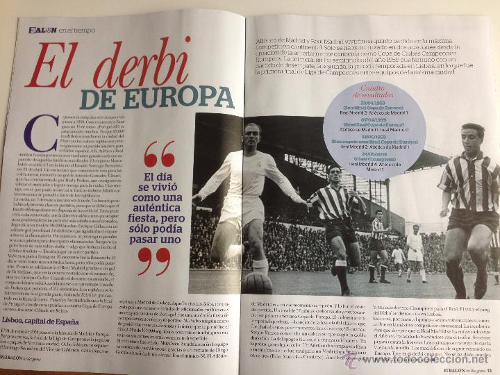 Coleccionismo deportivo: PROGRAMA ATLETICO MADRID REAL MADRID CHAMPIONS 2014 2015 EL BALON N&ordm; 1 - Foto 4