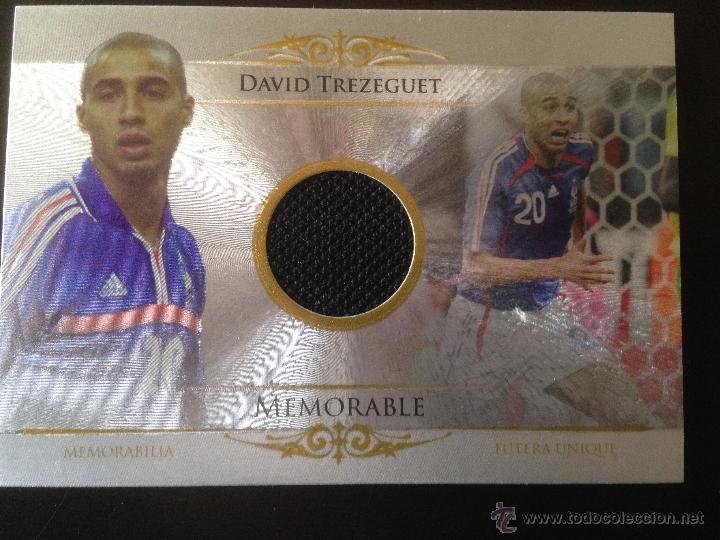 Collectionnisme sportif: TREZEGUET Memorable Futera Unique 2014 numbered 59 of 111. Unused code