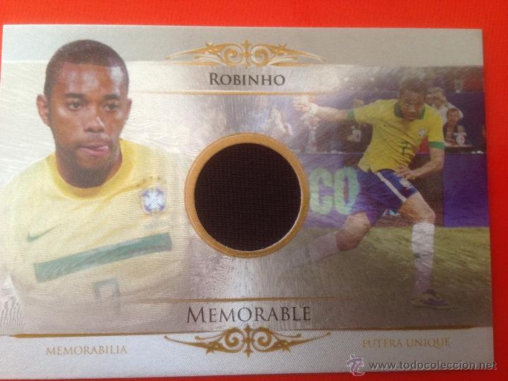 Collectionnisme sportif: ROBINHO Memorable Futera Unique 2014 numbered 17 of 111. Unused code