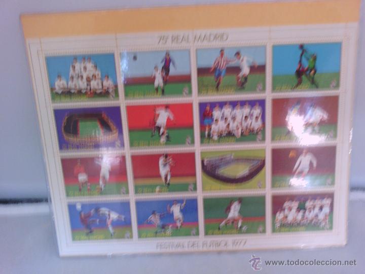 Coleccionismo deportivo: sellos de correos  75 aniversario del real madrid - Foto 2
