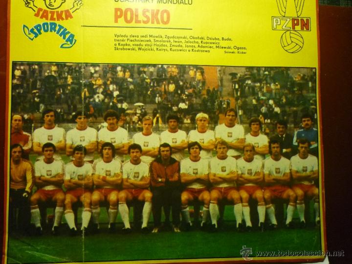Coleccionismo deportivo: recorte revista  futbol selecc polonia .--1982