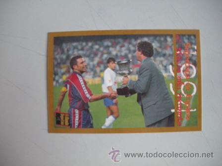 Coleccionismo deportivo: FICHA TECNICA DEL BAR&Ccedil;A- DEL A&Ntilde;O 1994 - SUPERCOPA DE ESPA&Ntilde;A - - Foto 1