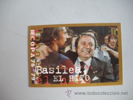 Coleccionismo deportivo: FICHA TECNICA DEL BAR&Ccedil;A- RECOPA BASILEA - 1978 - 1979 - EL HITO - - Foto 1
