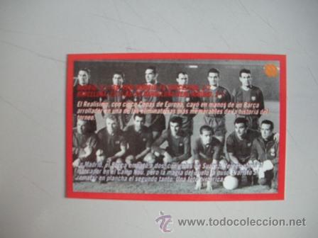 Coleccionismo deportivo: FICHA TECNICA DEL BAR&Ccedil;A- DE - EVARISTO - APEA AL REALISIMO - - Foto 2