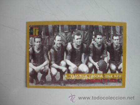Coleccionismo deportivo: FICHA TECNICA DEL BAR&Ccedil;A- LA DELANTERA - BASORA - - Foto 1