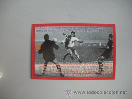 Coleccionismo deportivo: FICHA TECNICA DEL BAR&Ccedil;A - HAMBURGO -  DRAMATICO  2 VECES  - - Foto 2
