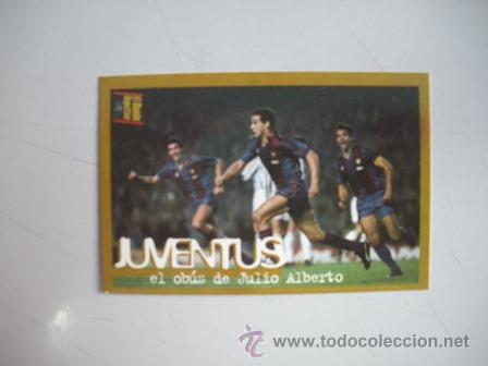 Coleccionismo deportivo: FICHA TECNICA DEL BAR&Ccedil;A - EL OBUS DE - JULIO ALBERTO- - Foto 1