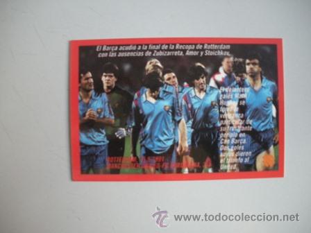 Coleccionismo deportivo: FICHA TECNICA DEL BAR&Ccedil;A - EL MANCHESTER FRENA AL BAR&Ccedil;A - - Foto 2