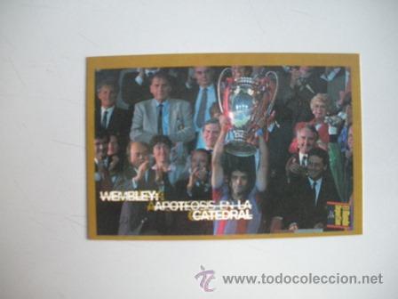 Coleccionismo deportivo: FICHA TECNICA DEL BAR&Ccedil;A -APOTEOSIS EN LA CATEDRAL - - Foto 1