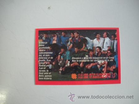 Coleccionismo deportivo: FICHA TECNICA DEL BAR&Ccedil;A - UNICO CONSUELO - - Foto 2