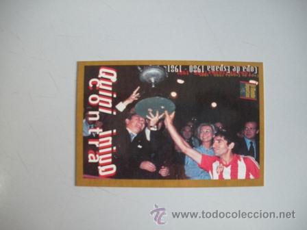 Coleccionismo deportivo: FICHA TECNICA DEL  BAR&Ccedil;A -COPA DE ESPA&Ntilde;A 1980 - 1981 - - Foto 1