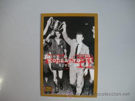 Coleccionismo deportivo: FICHA TECNICA DEL BAR&Ccedil;A - JOSEP GONZALVO - - Foto 1