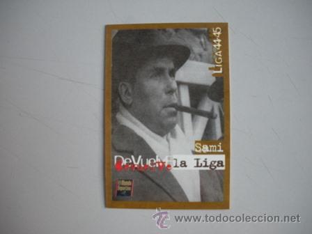 Coleccionismo deportivo: FICHA TECNICA DEL BAR&Ccedil;A - LIGA - 1944 - 1945 - - Foto 1