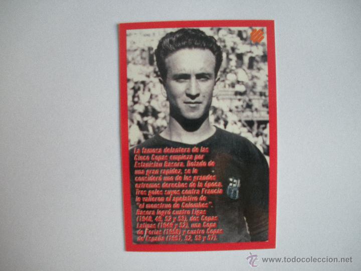 Coleccionismo deportivo: FICHA TECNICA DEL BAR&Ccedil;A - B A S O R A - - Foto 2