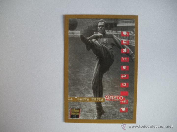 Coleccionismo deportivo: FICHA TECNICA DEL BAR&Ccedil;A - ALFREDO  DISTEFANO - - Foto 1