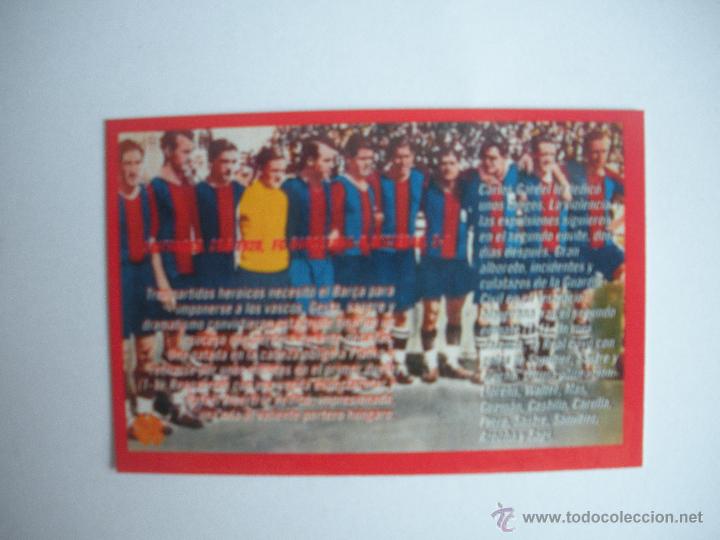 Coleccionismo deportivo: FICHA TECNICA DEL BAR&Ccedil;A -  COPA DE ESPA&Ntilde;A 1927 - 1928 - - Foto 2