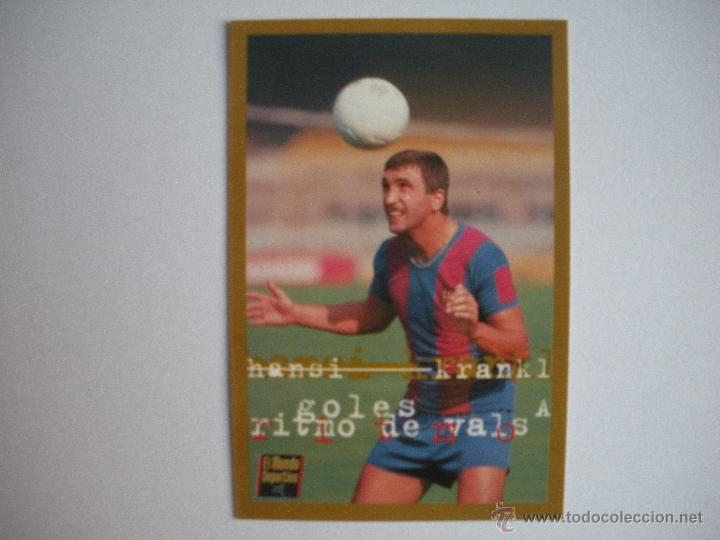 Coleccionismo deportivo: FICHA TECNICA DEL BAR&Ccedil;A -  HANSI KRANKL - - Foto 1