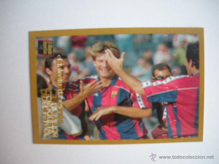 Coleccionismo deportivo: FICHA TECNICA DEL BAR&Ccedil;A -  MICHAEL LAUDRUP - - Foto 1